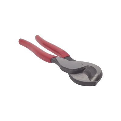 Pinza cortador multicable de alta palanca de 10″ (254 mm), fabricada en alma de acero al carbón y mango ergonómico de PVC.