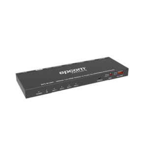 Splitter HDMI 1×4 | 1 Entrada a 4 salidas (Simultaneas) | 4K@60Hz | Extractor de Audio | Down Scaler | HDR 4:4:4 | EDID | 18Gbps