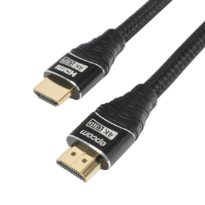 Cable HDMI de 3 Metros (9.84 Pies) | Alta Definición | Longitud | Versión 2.0 | Alta Velocidad 18Gbps | 4K@60Hz | Conectores Chapados en Oro | Tipo Redondo