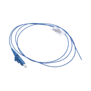 Pigtail de Fibra Óptica LC Simplex, Monomodo OS2 9/125, 900um, Color Azul, 3 Metros (9.84 Pies)