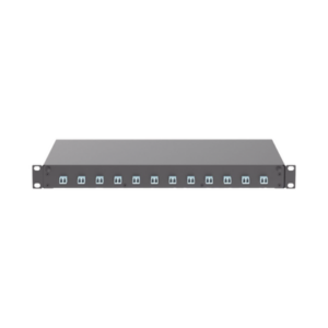 Distribuidor de Fibra Óptica, Con 12 Conectores LC Duplex (24 Fibras), Para Fibra Multimodo OM3/OM4, 1 UR