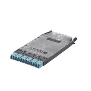 Cassette HD Flex? Con 6 Puertos LC Duplex (12 Fibras), Para Fibra Multimodo OM3, Color Azul