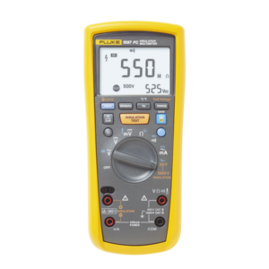 Multímetro de Aislamiento 0.01 MΩ – 2GΩ . Prueba de 50V – 1000V. Compatible con FLUKE CONNECT