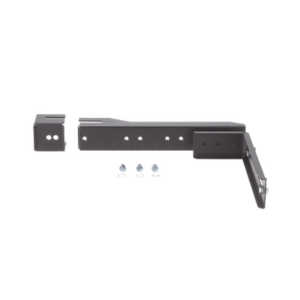 Soporte en L Para Canaletas FiberRunner 4×4 o 6×4, Para Instalación en Riel de Charola Tipo Escalerilla, Color Negro