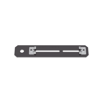 Soporte de Montaje a Techo, para Canaletas FiberRunner 4X4 o 6×4, Uso con Varilla Roscada de 0.5 in, Color Negro