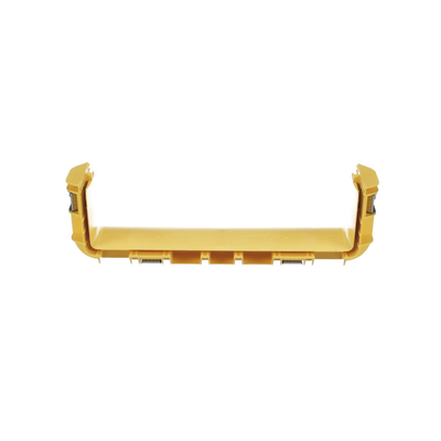 Union Recta “Cople”, Para Canaleta FiberRunner™ 12X4, Color Amarillo