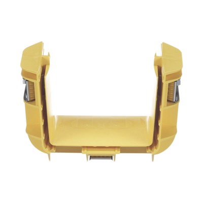 Union Recta “Cople”, Para Canaleta FiberRunner™ 4X4, Color Amarillo
