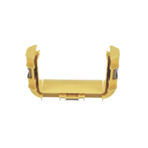 Union Recta “Cople”, Para Canaleta FiberRunner™ 6X4, Color Amarillo