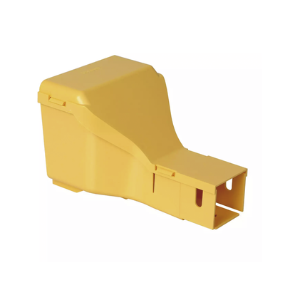 Accesorio Reductor y Tapa, De Canaleta FiberRunner 4×4 a 2×2, Color Amarillo