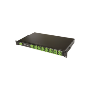 Splitter PON Tipo Panel de 1X32, con Conectores SCU de Entrada y SCU de Salida, 1UR, Color Negro