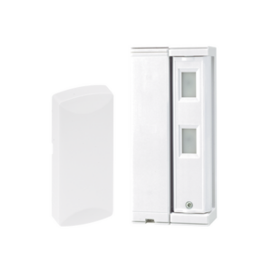 Sensor de Movimiento Inalambrico/ Tipo Cortina / Ajuste de detección 2m o 5m / 100% Exterior / Inalámbrico / Incluye transmisor SFWST232 para paneles Honeywell / Proteja fachadas, puertas, ventanas, balcones y mas!