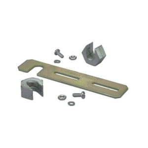 Soporte de Montaje a Techo, para Canaletas FiberRunner 2X2 o 4X4, Uso con Varilla Roscada de 1/2″, Color Negro