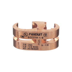 Conector de Conexión a Tierra tipo “E” para Conductor 1/0 AWG STR – 250 KCMIL MAIN y 6 AWG SOL – 1/0 AWG STR TAP