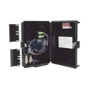 Cierre de Empalme para 24 fusiones de fibra óptica, Interior/Exterior, con 8 acopladores SC/APC y splitter 1×8 SC/APC Incluido, IP65