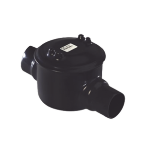 Caja para Áreas Peligrosas con Tapa Tipo GRC de 1 1/4″ (32 mm) con Recubrimiento de PVC e Interior de Uretano.