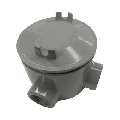 Caja con Tapa Tipo GRL de 1″ (25 .4 mm) / Caja a Prueba de Explosión/ Para Áreas Peligrosas / Libre de Cobre.