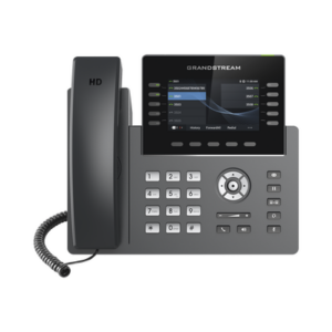 Teléfono IP Wi-Fi, Grado Operador, 10 líneas SIP con 5 cuentas, pantalla a color 4.3″, puertos Gigabit, Bluetooth, PoE, codec Opus, IPV4/IPV6 con gestión en la nube GDMS