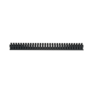 Canaleta Ranurada de PVC sin Tapa, Tipo H (Tapa Abisagrada), 55.1 mm de Ancho, 50.3 mm de Alto y 1828.8 mm de Largo, Color Negro