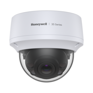 Domo IP 8 Megapíxel / Lente Mot. 2.7 a 13.5 mm / 50 mts IR / Ultra Baja Iluminación / NDAA / ONVIF / IP67 / IK10 / IA (Filtro de Humanos y Vehiculos) / Merodeo / Conteo de Personas / PoE / Audio y Alarmas I/O / Serie 35 / Honeywell Securit
