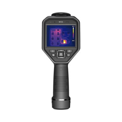 M31 – Cámara Termográfica Portátil Dual / Lente Térmico 9.7 mm (384 x 288) / Lente Óptico (8 Megapixel) / WiFi / IP54 / Ranura MicroSD hasta 64 Gb / Hasta 5 Horas de Funcionamiento Continuo