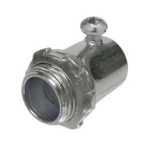 Conector de 3/4″ (19 mm) para Pared Delgada con Tornillo.