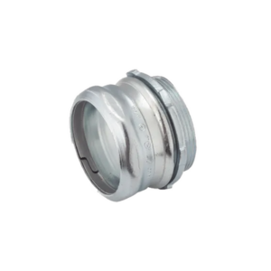 Conector de Compresión de Acero Galvanizado para Pared Delgada de 2″.