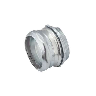 Conector de Compresión de Acero Galvanizado para Pared Delgada de 2″.