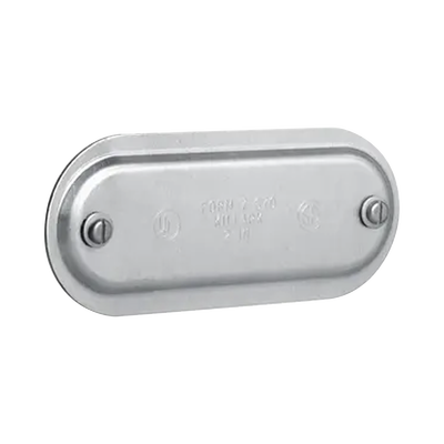 Tapa de Aluminio con Empaque para Caja Condulet de 2″.