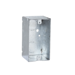 Caja (Chalupa) 4×2″/ Profundidad 2-1/8″/ 8 Entradas de 3/4″/Soldada