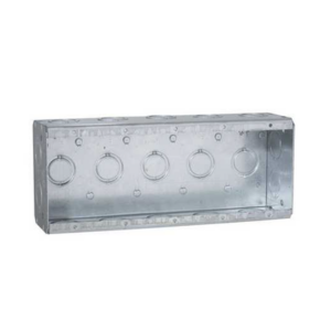 Caja Multigang de 5 Gang / Profundidad 2 1/2″ / 19 Entradas 1/2″-3/4″.