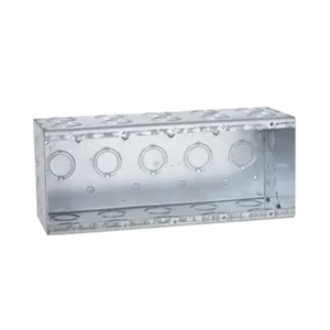 Caja Multigang de 5 Gangs/ Profundidad de 3-1/2 Pulgadas (8.89 cm)/ 29 Entradas de 1/2 – 3/4.