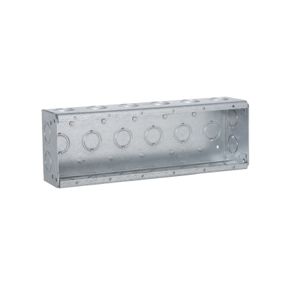 Caja de 6 Gang/Profundidad 2 1/2″/28 Entradas 1/2″-3/4″.
