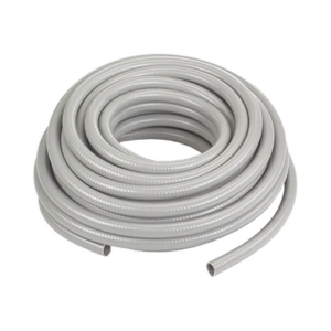 Manguera hermética tipo PolyTuff no metálica gris de 3/4″, 100 pies. Uso comercial/industrial.