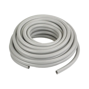 Manguera hermética tipo PolyTuff no metálica, gris de 1 1/2″ / 50 pies (15.24 m) / Uso comercial-industrial.