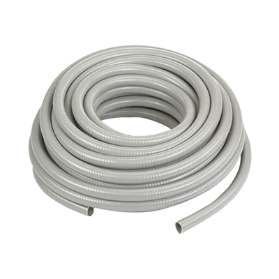 Manguera hermética flexible tipo PolyTuff no metálica, gris de 2″ y 50 pies. Uso comercial/industrial.