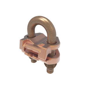 Conector Mecánico para Cable Calibre 2/0 AWG a 250 KCMIL / Paralelo o 90° a Tubo de 3/8″ o Varilla de 5/8″ – 3/4″.
