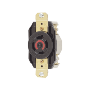Receptáculo con Bloqueo de Media Vuelta Industrial 20 A 125/250 V CA / 3 Polos 4 Hilos / Nema L14-20R.