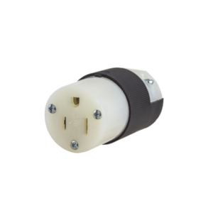 Conector Entrada Recta/ 15A 125V/ 2 Polos 3 Hilos/ Nema 5-15R/ Grado Industrial- Comercial.