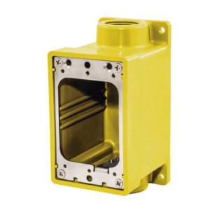 Caja Hermética Serie FD de 3/4″ NPT/ Color Amarillo.