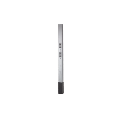 Poste de Servicio Aluminio de 10 ft 2″ / Blanco con 4 Oficios.