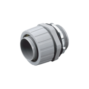 Conector Recto de Nylon de 1 1/2″ para Tubería Liquidtight Polytuff.