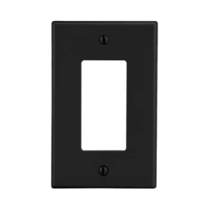 Tapa para Contacto Dúplex Color Negro.
