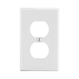 Tapa para Contacto Dúplex Color Blanco.