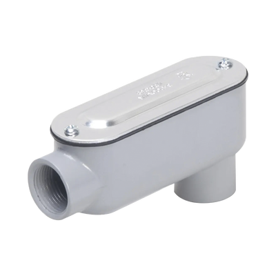Caja Condulet tipo LB de 1/2″ (12.7 mm) / Con tapa y empaque.