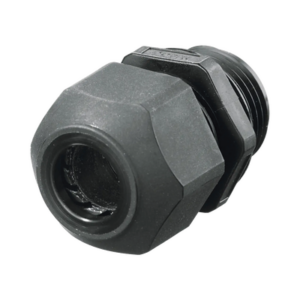 Conector de cable, estilo europeo para conductores de 0.59″ a 1 “, 1”, gris.