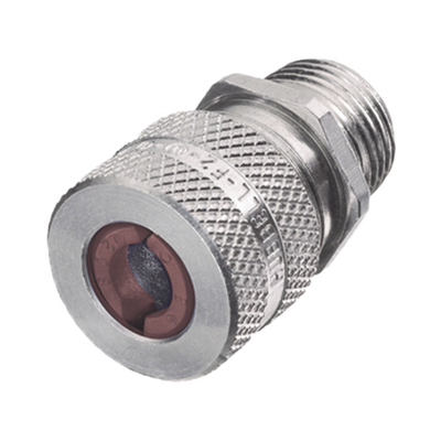 Conector de cable, de aluminio macho recto, .50 – .63 “, 1/2”.