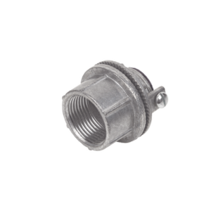 Conector Myers de Zinc 1 1/4″ / Con tornillo a tierra / Para Intemperie.