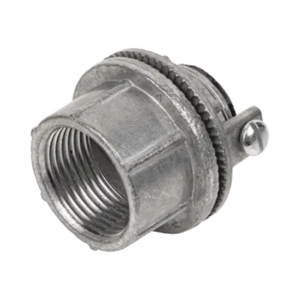Conector Myers de Zinc 2″ / Con tornillo a tierra / Para Áreas Peligrosas.