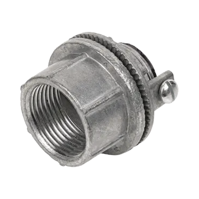 Conector Myers de Zinc 2″ / Con tornillo a tierra / Para Áreas Peligrosas.