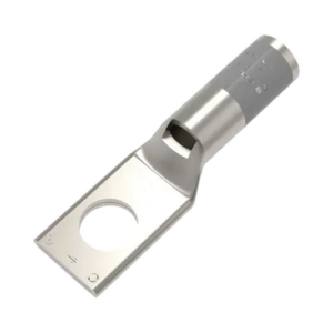 Zapata Terminal de Compresión BURNDY para Tornillo de 1/4″ y Calibre 4 AWG / Barril Estándar.